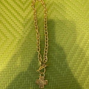 Susan Shaw cross necklace